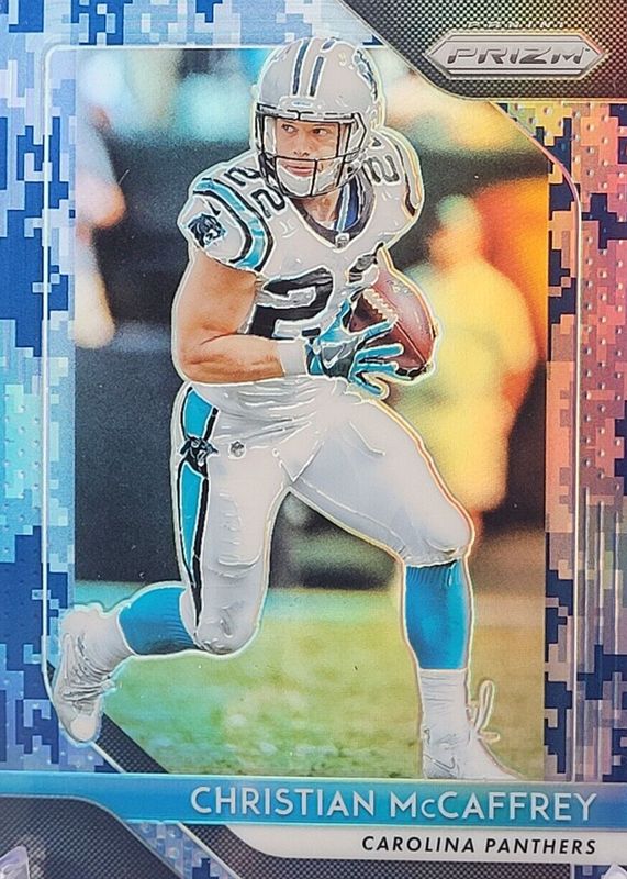 Christian McCaffrey 2018 Prizm #172 Camo /25 PSA 10