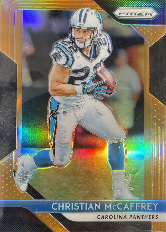 Christian McCaffrey 2018 Prizm #172 Orange Die-Cut /249 PSA 10