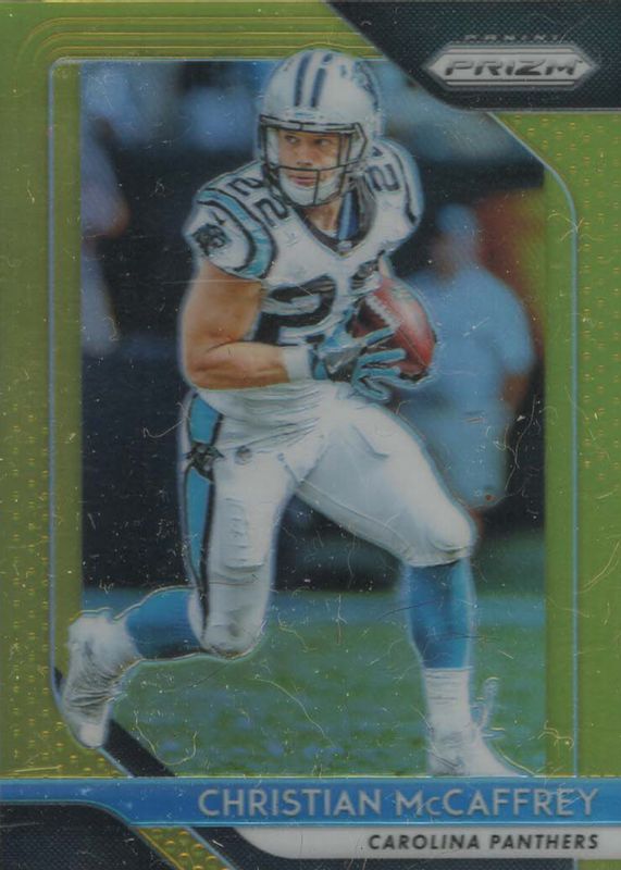 Christian McCaffrey 2018 Prizm #172 Gold /10 PSA 10