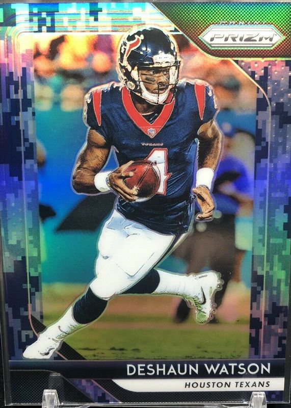 Deshaun Watson 2018 Prizm #120 Camo /25 SGC 9.5