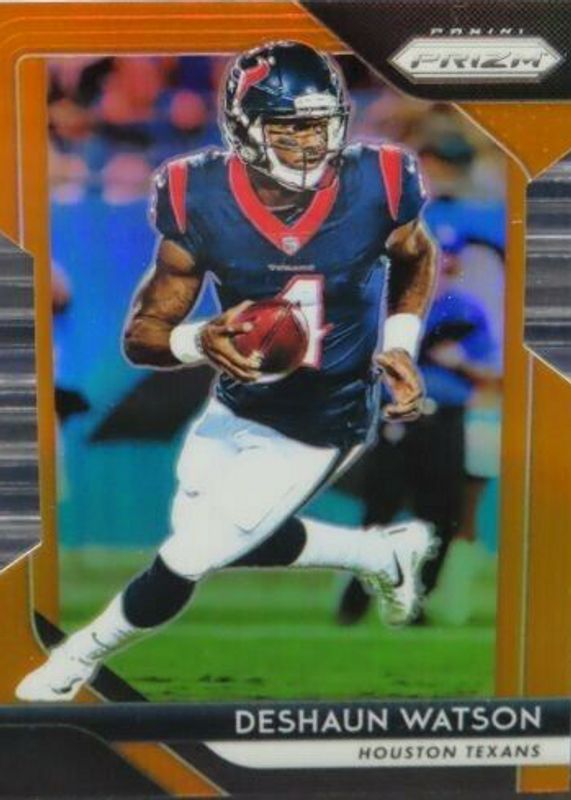 Deshaun Watson 2018 Prizm #120 Orange Die-Cut /249 SGC 9.5