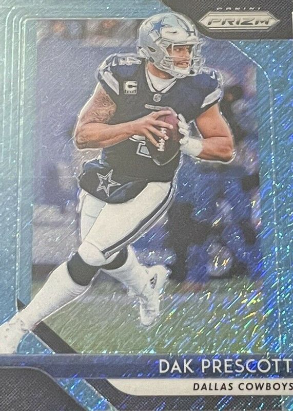 Dak Prescott 2018 Prizm #145 FOTL Blue Shimmer /9 RAW