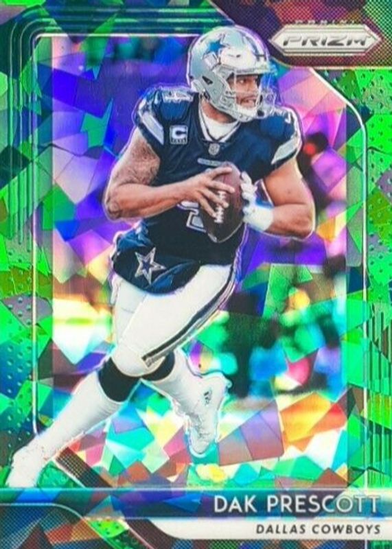 Dak Prescott 2018 Prizm #145 Green Crystals /75 BGS 9.5