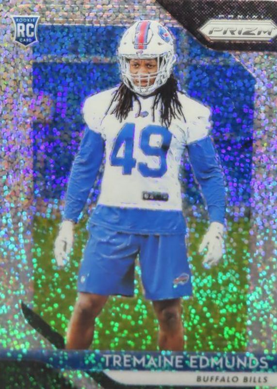 Tremaine Edmunds 2018 Prizm #247 White Sparkle /(SSP) Rookie PSA 10