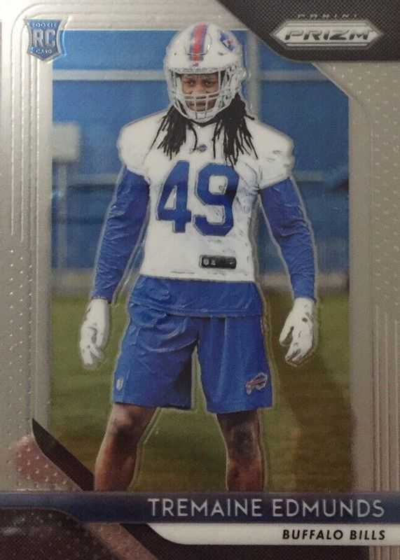 Tremaine Edmunds 2018 Prizm #247 Base Rookie PSA 9