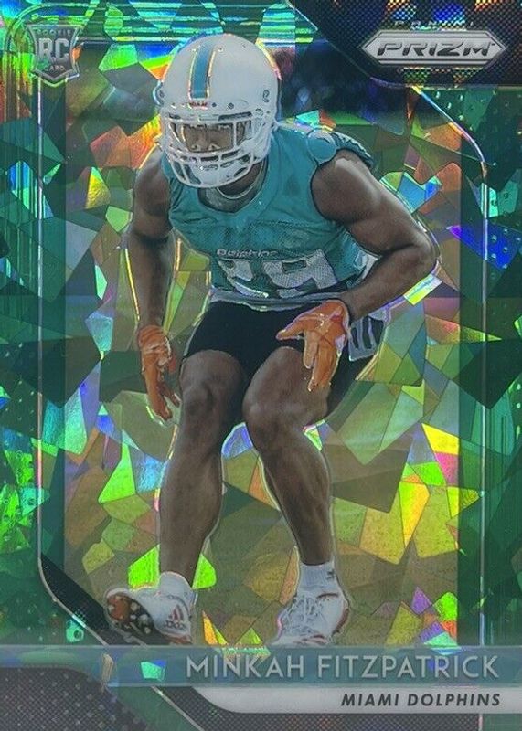 2018 Prizm #243 Green Crystals /75