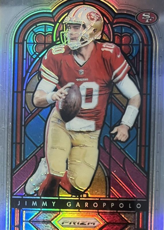 Jimmy Garoppolo 2018 Prizm #SG-5 Stained Glass SGC 9