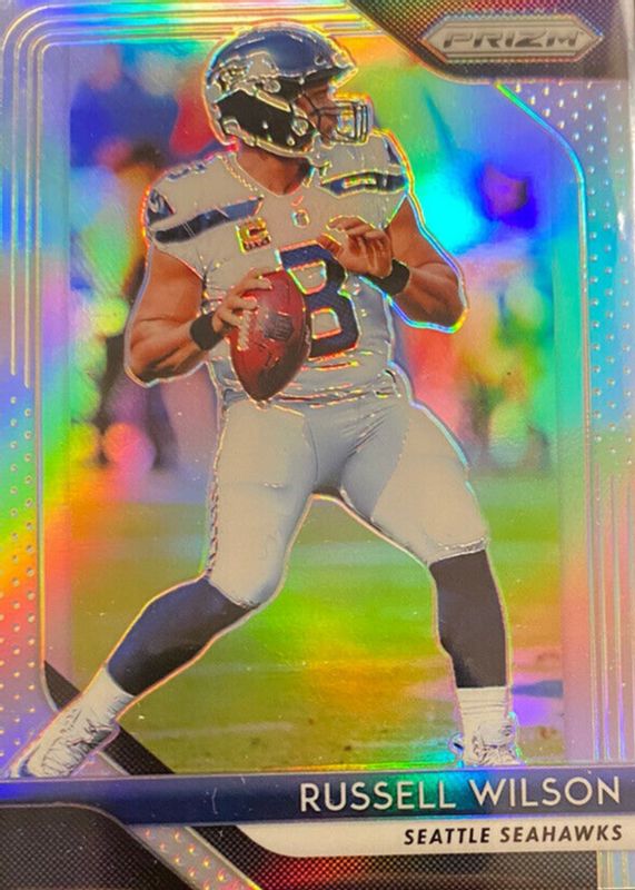 Russell Wilson 2018 Prizm #19 Silver PSA 9