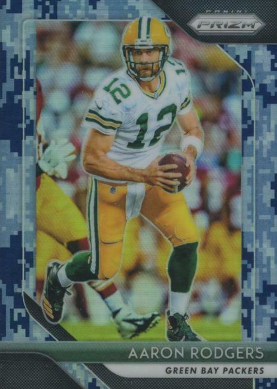 Aaron Rodgers 2018 Prizm #127 Camo /25 RAW