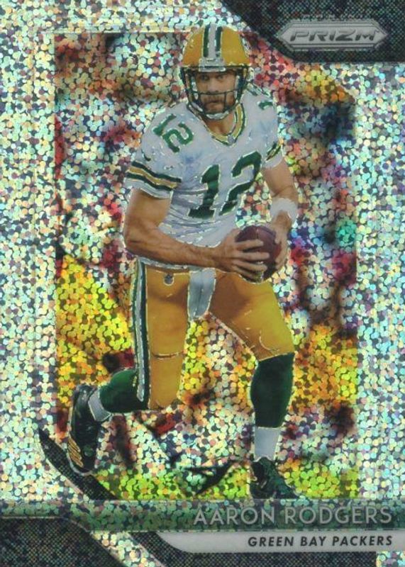 Aaron Rodgers 2018 Prizm #127 White Sparkle /(SSP) BGS 9