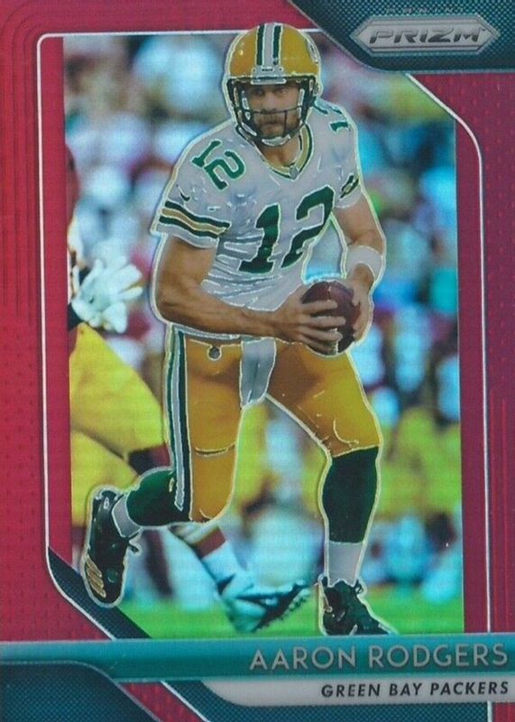 Aaron Rodgers 2018 Prizm #127 Red /(SSP) BGS 9.5