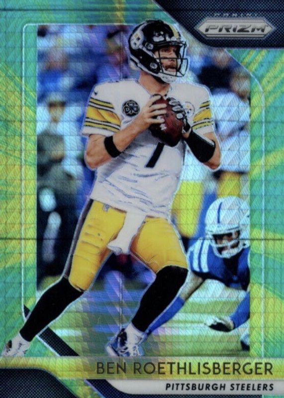 Ben Roethlisberger 2018 Prizm #31 Hyper /275 RAW
