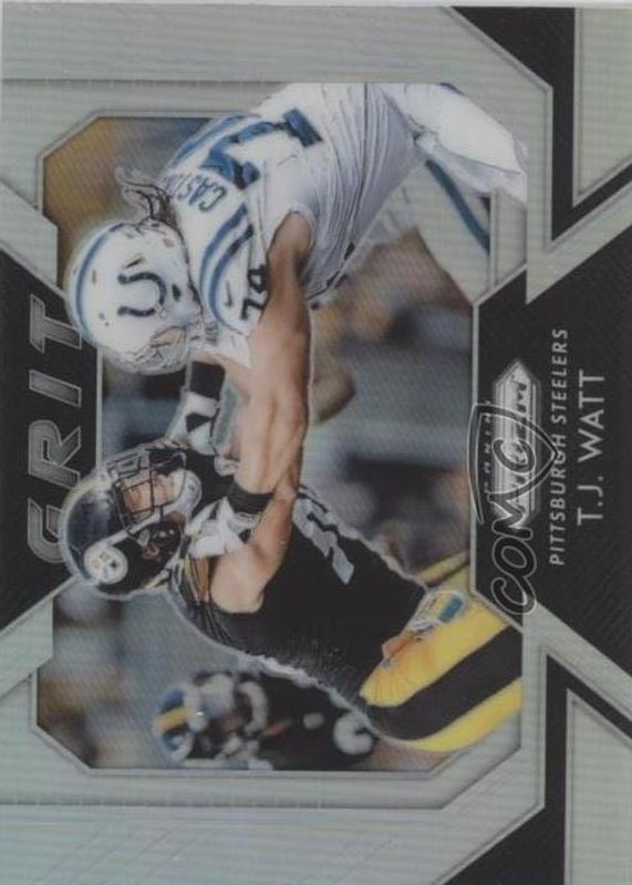 TJ Watt 2018 Prizm #G-3 Grit RAW