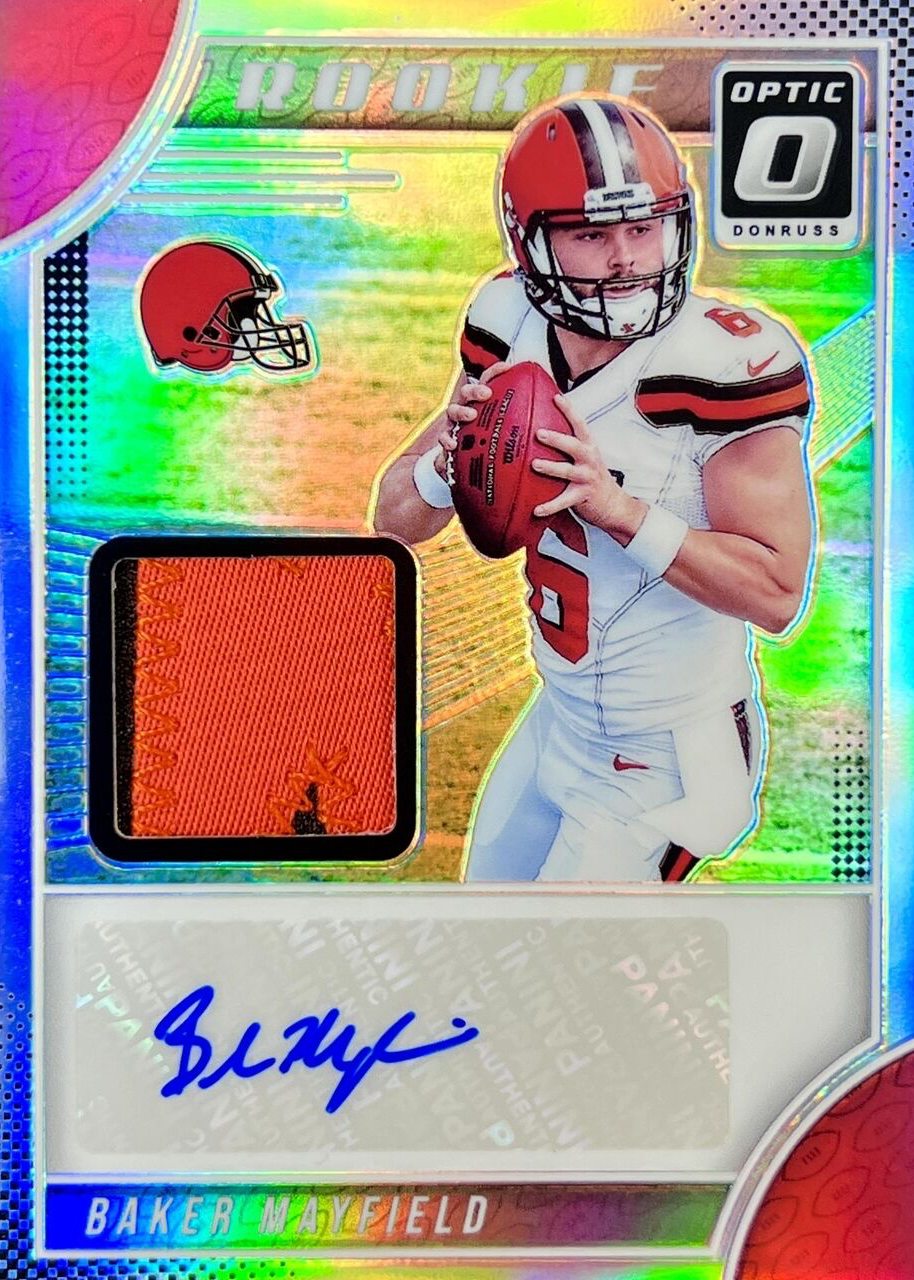 スポーツ選手 NFL CONTENDERS 18RC AUTO Baker Mayfield Baker Mayfield 2018 Contenders Optic #RYA-BM Rookie of the