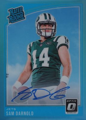 2018 Optic #151 Rated Rookie Autographs - Blue /75