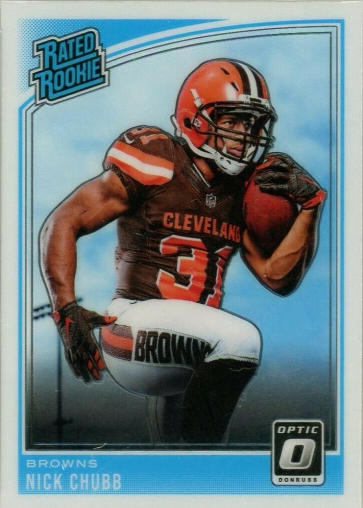 Nick Chubb 2018 Optic #158 Base Price Guide - Sports Card