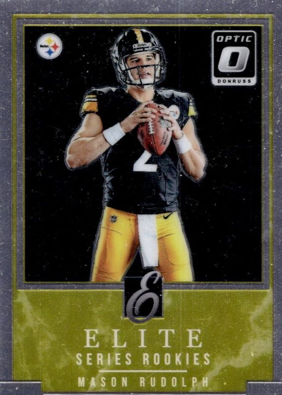 Mason Rudolph 2018 Optic #RES-MR Rookie Elite Series PSA 10