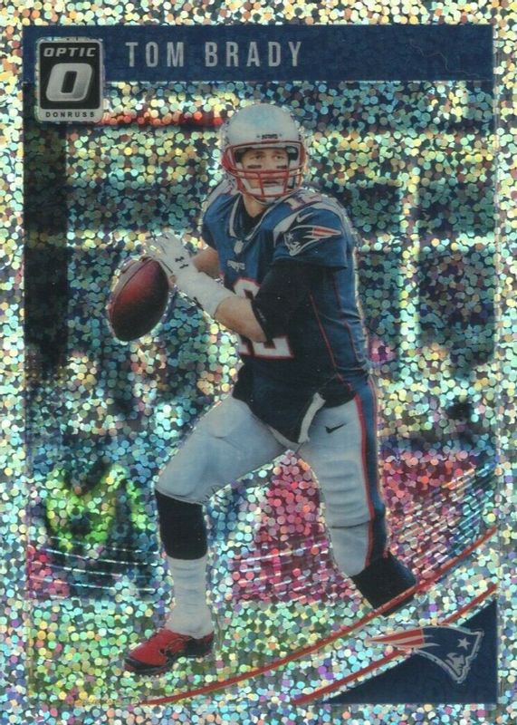 Tom Brady 2018 Optic #65 White Sparkle /(SSP) SGC 10