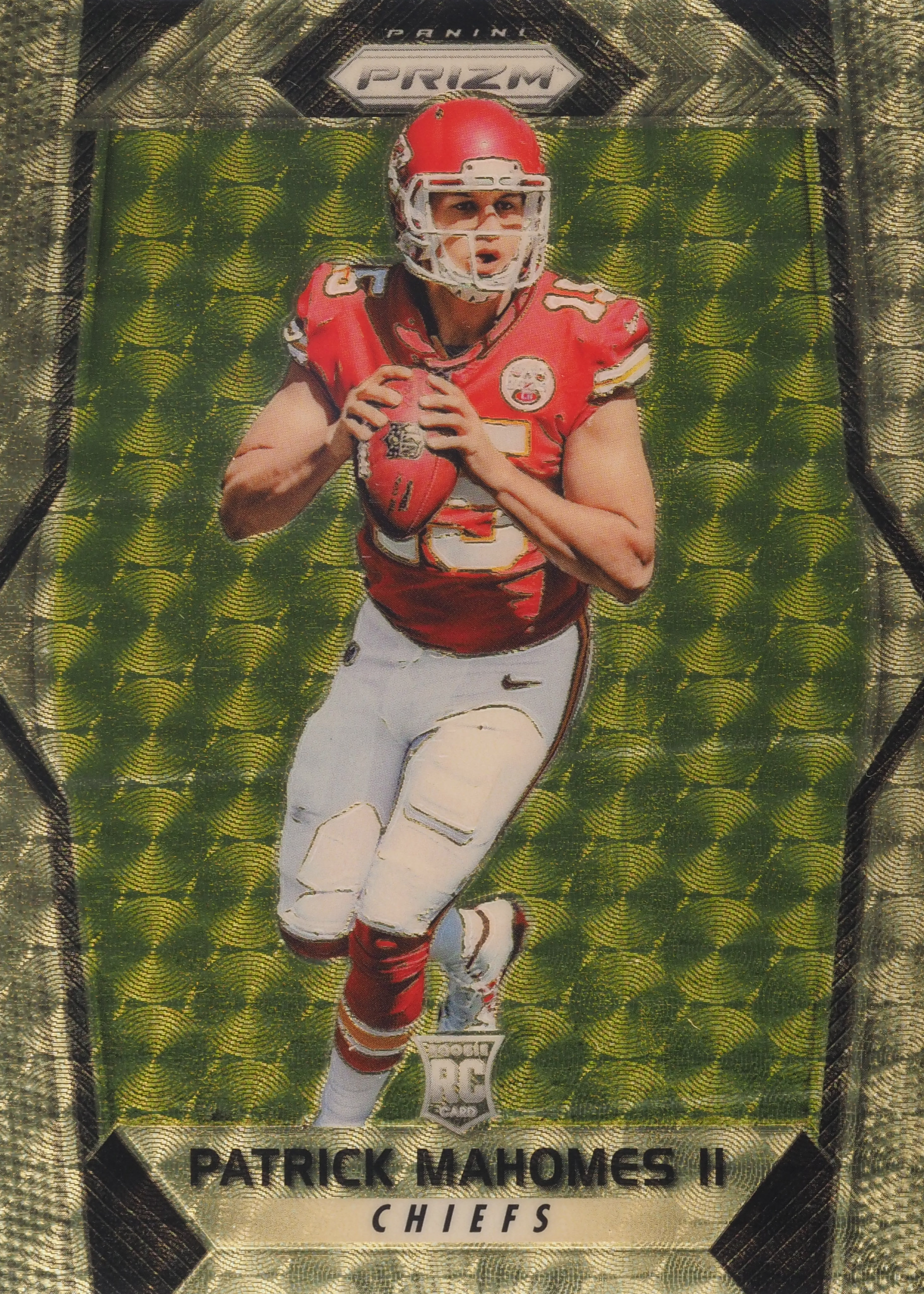 Patrick Mahomes II 2017 Prizm #269 Gold Vinyl /5 Price Guide