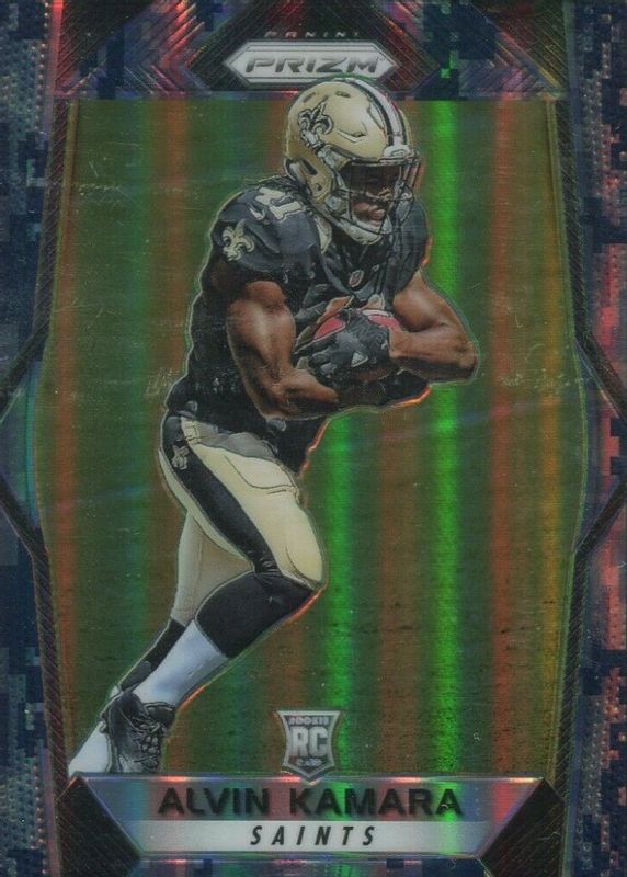 Alvin Kamara 2017 Prizm #291 Camo /25 Rookie BGS 9.5