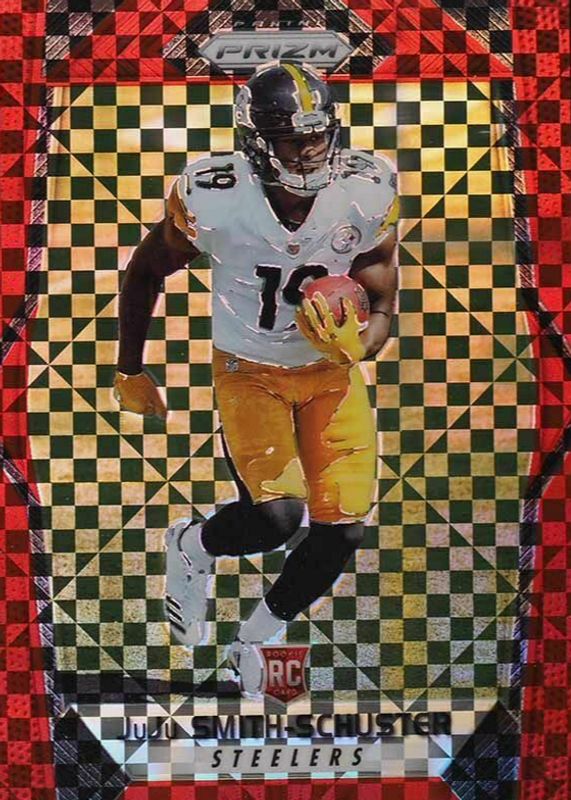 JuJu Smith-Schuster 2017 Prizm #281 Red Power /49 Rookie SGC 9.5