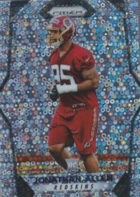 Jonathan Allen 2017 Prizm #224 Disco Rookie SGC 9.5