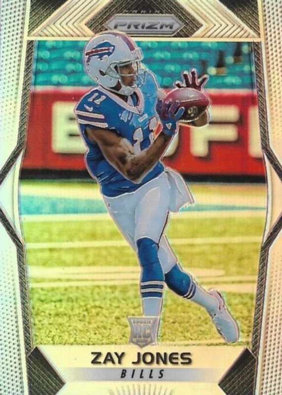 Zay Jones 2017 Prizm #211 Silver Rookie RAW