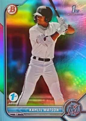 2022 Bowman 1st Edition #BPPF-3 Sky Blue Foil (1st)