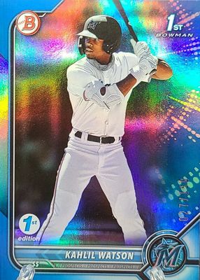 2022 Bowman 1st Edition #BPPF-3 Blue Foil /150 (1st)