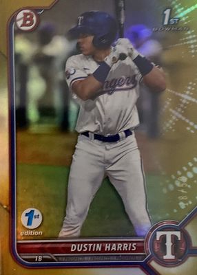 2022 Bowman 1st Edition #BPPF-119 Gold Foil /50 (1st)