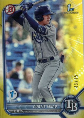 2022 Bowman 1st Edition #BPPF-10 Yellow Foil /75 (1st)