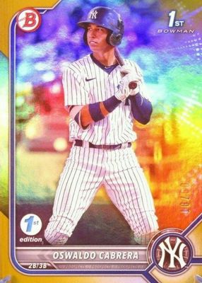 2022 Bowman 1st Edition #BPPF-17 Gold Foil /50 (1st)