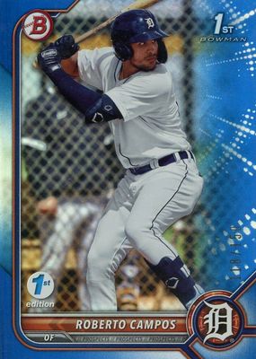 2022 Bowman 1st Edition #BPPF-14 Blue Foil /150 (1st)