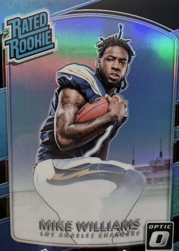 Mike Williams 2017 Optic #174 Black /25 Rookie SGC 9.5