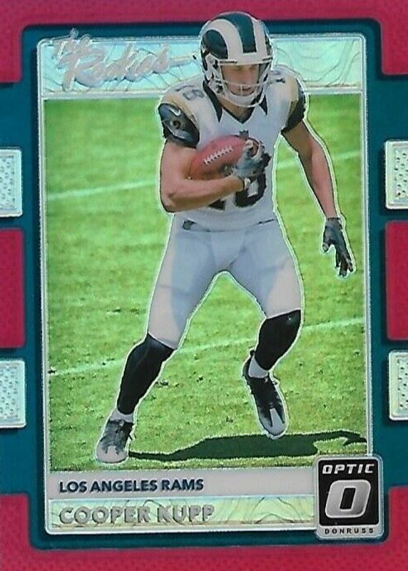 Cooper Kupp 2017 Optic #18 The Rookies - Red /99 Rookie SGC 9.5