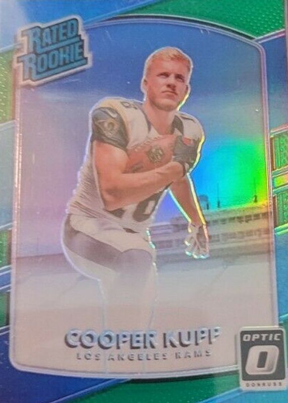 Cooper Kupp 2017 Optic #179 Green /5 Rookie SGC 9.5