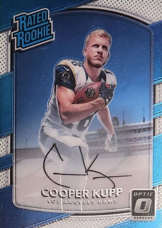 Cooper Kupp 2017 Optic #179 Rated Rookie Autographs /150 RAW