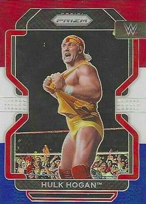 2022 Prizm WWE #195 Red White Blue