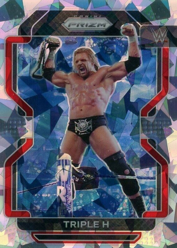 Triple H 2022 Prizm WWE #194 Ice PSA 10