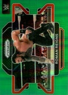 2022 Prizm WWE #40 Green