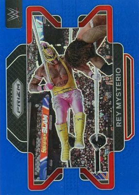 2022 Prizm WWE #98 Blue /199