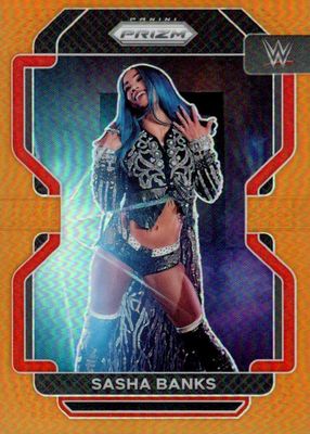2022 Prizm WWE #102 Orange /99