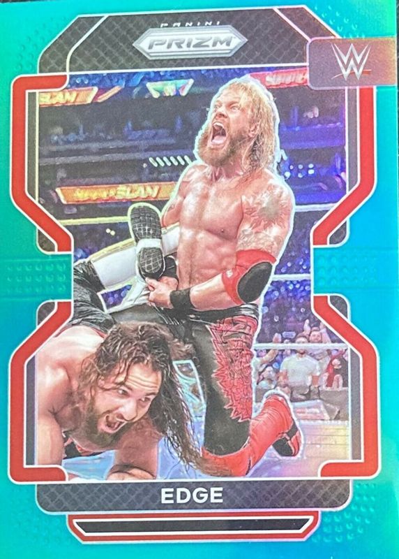 Edge 2022 Prizm WWE #164 Teal /49 PSA 9