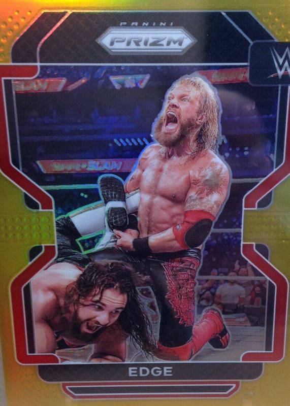 Edge 2022 Prizm WWE #164 Gold /10 PSA 9