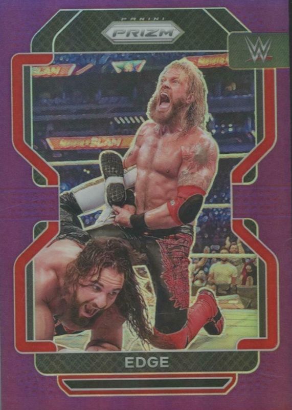 Edge 2022 Prizm WWE #164 Purple /149 PSA 10