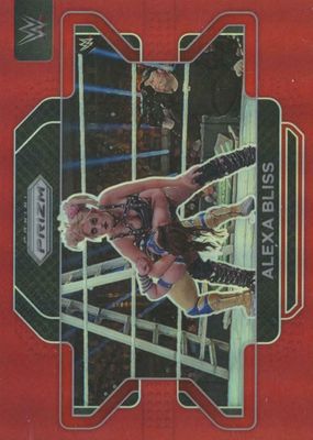 2022 Prizm WWE #37 Red /299