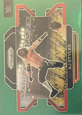 2022 Prizm WWE #7 Green