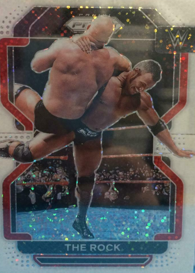その他 2022 Select WWE The Rock Blue PSA10 The Rock 2025 Topps Chrome WWE #10 Red & Blue Refractor