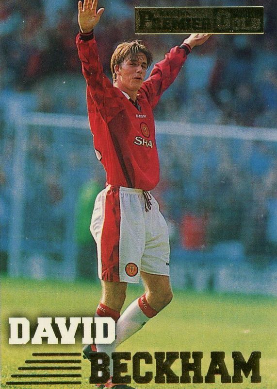 David Beckham 1996 Merlin Premier Gold Base #92 Price Guide 