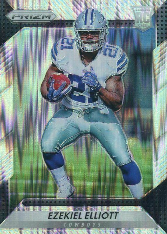 Ezekiel Elliott 2016 Prizm #238 Flash Rookie PSA 10